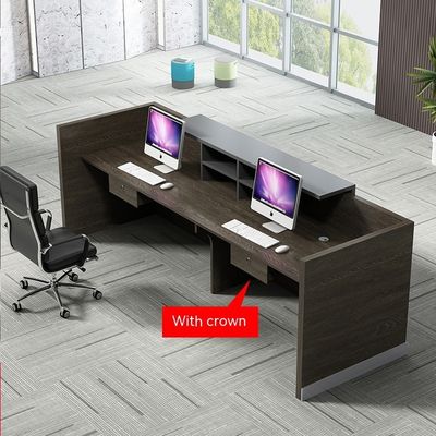 Cuadro de oficina de lujo de madera para recepción de negocios y salón de belleza