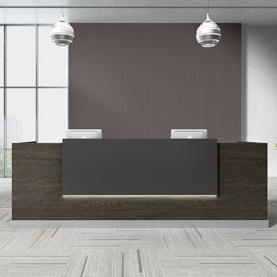 Cuadro de oficina de lujo de madera para recepción de negocios y salón de belleza