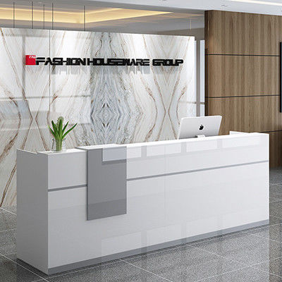 Recepción de recepción Consulta Bar de gabinete sencillo personalizable para el cajero de la empresa