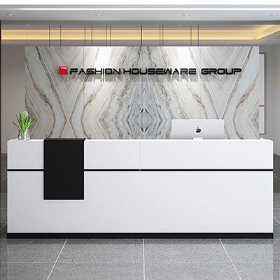 Recepción de recepción Consulta Bar de gabinete sencillo personalizable para el cajero de la empresa