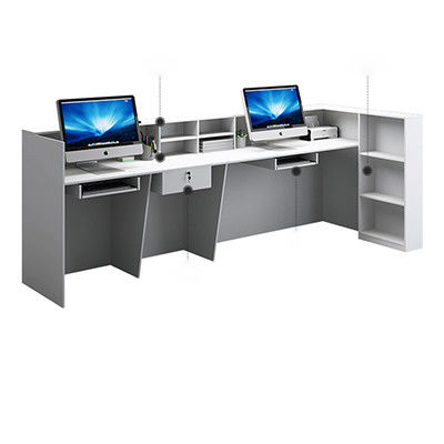 Recepción de recepción Consulta Bar de gabinete sencillo personalizable para el cajero de la empresa