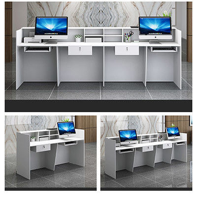 Recepción de recepción Consulta Bar de gabinete sencillo personalizable para el cajero de la empresa