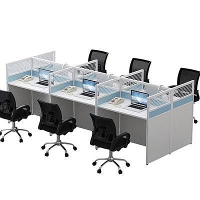 Servicio de atención al cliente Centro de llamadas Mesas Muebles de oficina modernos para estaciones de trabajo independientes