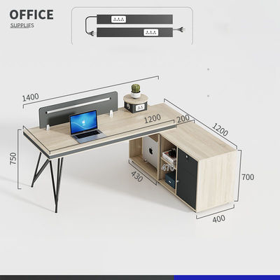 Muebles comerciales Estaciones de trabajo modulares abiertas Muebles de oficina con librería móvil