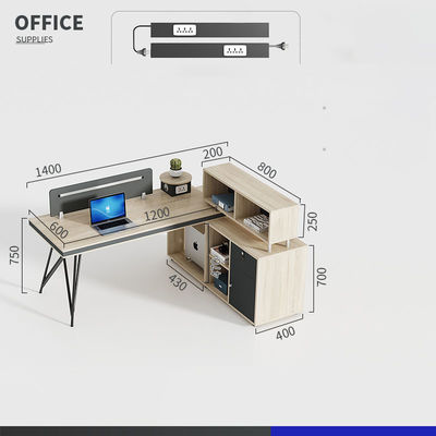 Muebles comerciales Estaciones de trabajo modulares abiertas Muebles de oficina con librería móvil