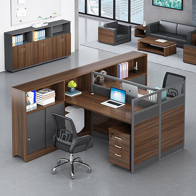 Combinación de escritorio y silla de oficina para personal certificado ISO9001/ISO14001 para 2 o 4 personas