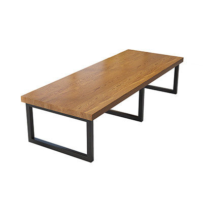 Mesa de negociación de la escuela de estilo europeo con diseño convertible y material de madera sólida