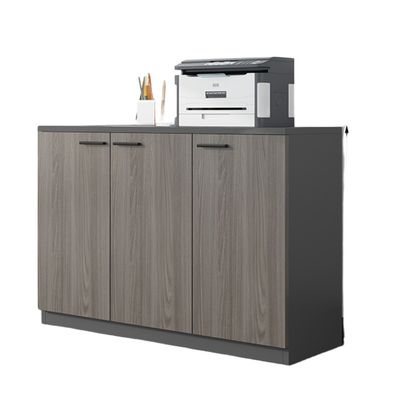 Estantes de madera resistentes y duraderos personal Tablero de costado de almacenamiento Armario de archivos para oficina