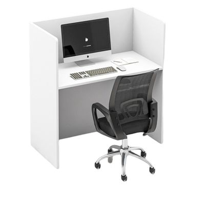Muebles de oficina de espacio privado moderno Estación de trabajo con escritorio y sillas extensibles