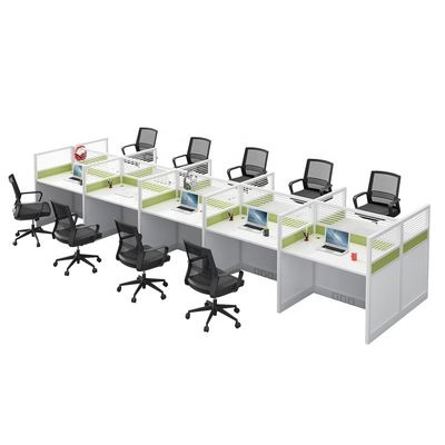 Escritorio y silla de dominio privado de estilo moderno para personal de estación de trabajo independiente
