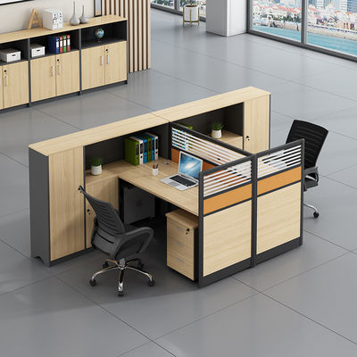 Combinación de muebles de oficina Escritorio doble Escritorio de computadora y silla con estilo de diseño moderno
