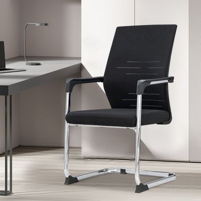 Silla de conferencias de arco Negro Más colores opcionales Sencillez estilística