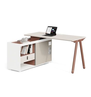 Muebles de oficina Finanzas Combinación de escritorio y silla Estación de trabajo personalizable para el personal