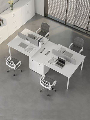 Muebles de escritorio móviles extensibles Cubicos de partición de computadoras Estación de trabajo