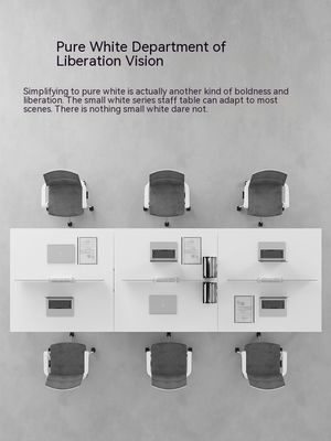 Muebles de escritorio móviles extensibles Cubicos de partición de computadoras Estación de trabajo