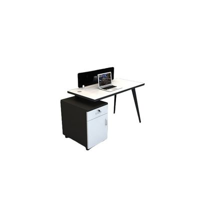 Estación de trabajo combinada de escritorio y silla de 4-6 personas personalizable para locales comerciales