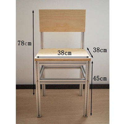 Mesa de conferencias Rectangular estilo de madera sólida Oficina comercial Estación de trabajo de escritorio de computadora