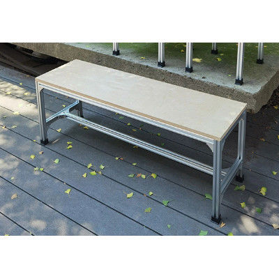 Mesa de conferencias Rectangular estilo de madera sólida Oficina comercial Estación de trabajo de escritorio de computadora