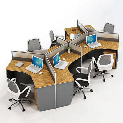 Muebles para oficinas y cuartos de negocios Escritorio simple de madera con certificado ISO9001/ISO14001