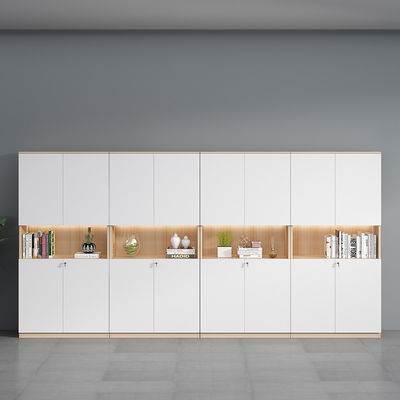 Estante de libros de madera sólida ajustable para muebles de oficina y almacenamiento de archivos