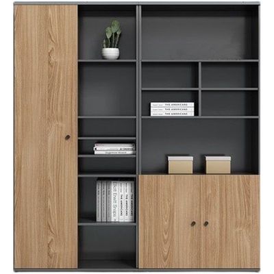 Armario de pantalla de librería de pared para almacenamiento de oficinas y solución de optimización de espacio
