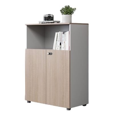 Cabinet de archivos de oficina Cabinet de cajones de oficina de madera Cabinet móvil de tres cajones de oficina con puerta