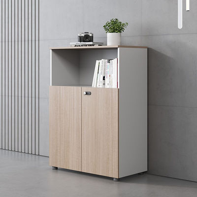 Cabinet de archivos de oficina Cabinet de cajones de oficina de madera Cabinet móvil de tres cajones de oficina con puerta