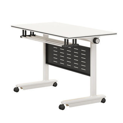 General Movable Splicing Plegable Mesa de entrenamiento con ruedas Flip Long Table Enseñanza Combinación de muebles de oficina