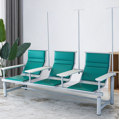 Muebles comerciales Sala de espera de acero inoxidable asientos para aeropuertos y hospitales