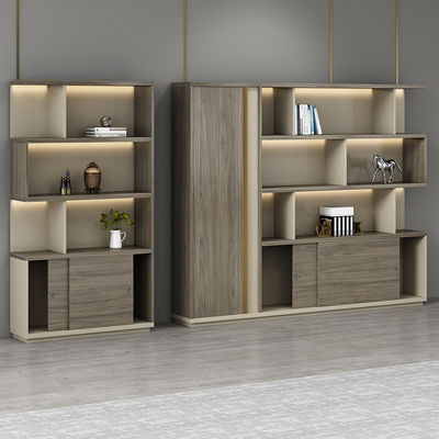 Cabinet de archivos de oficina moderno de madera jefe de fondo de gabinete