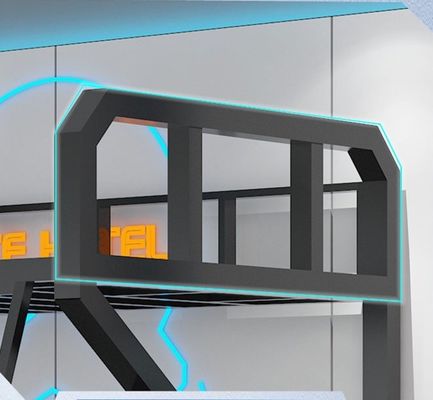 Cama de acolchado de hierro de doble capa para juegos de Internet Cafetería Muebles comerciales y generales