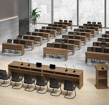 Término de pago T/T 30% depósito 70% saldo Modern Plate Simple Mesa de conferencias y Lectern