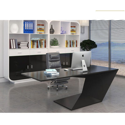 Oficina Interior Furniture Morden Trabajo Escritorio de escritorio con pintura blanca personalizada Mesa de consulta