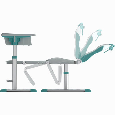Estudio de diseño moderno de escritorio y silla ajustables inclinables para entrenamiento escolar en el hogar