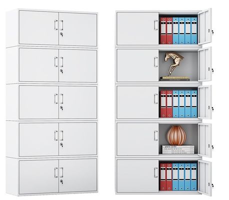 Cabinet de archivos de muebles de oficina modernos con almacenamiento y cerradura de acero de varios cajones