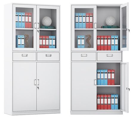 Cabinet de archivos de muebles de oficina modernos con almacenamiento y cerradura de acero de varios cajones