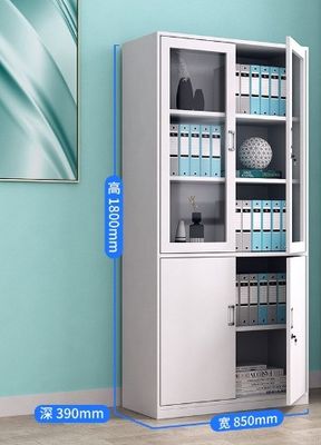 Cabinet de archivos de muebles de oficina modernos con almacenamiento y cerradura de acero de varios cajones