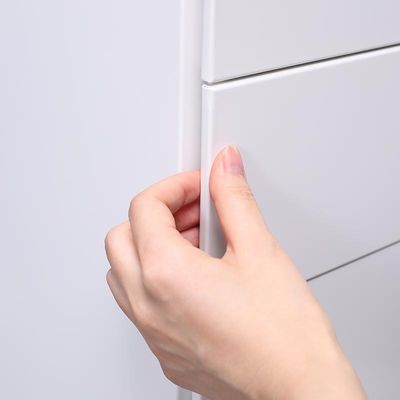 Muebles de oficina gabinete de metal simple con cajón extraíble y estructura móvil