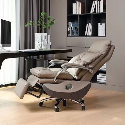 Confortable silla de jefe de diseño moderno con carga inalámbrica USB y masaje eléctrico