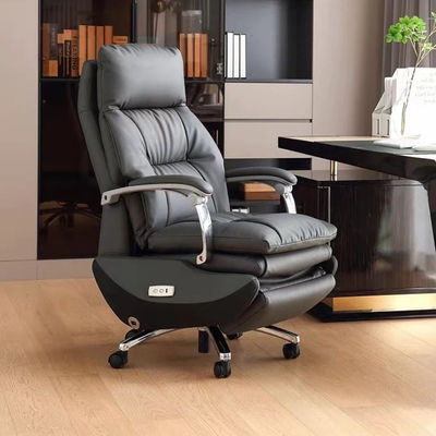 Confortable silla de jefe de diseño moderno con carga inalámbrica USB y masaje eléctrico