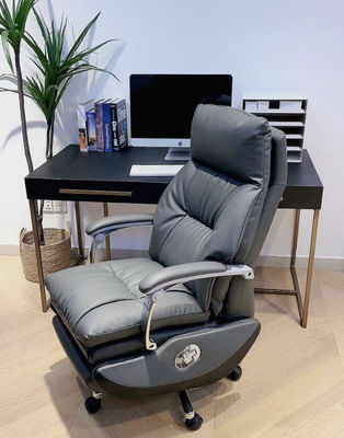 Confortable silla de jefe de diseño moderno con carga inalámbrica USB y masaje eléctrico