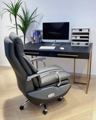 Confortable silla de jefe de diseño moderno con carga inalámbrica USB y masaje eléctrico