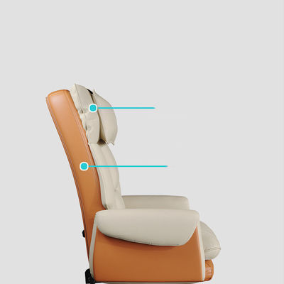 Otros diseño de cubierta de tejido de tipo metálico elevador giratorio reclinable silla de PC de ocio para oficina en el hogar