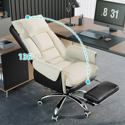 Otros diseño de cubierta de tejido de tipo metálico elevador giratorio reclinable silla de PC de ocio para oficina en el hogar