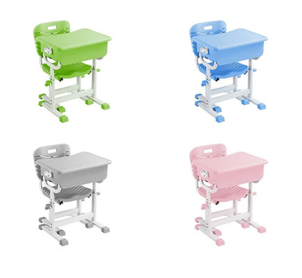 Niños/Niños Conjunto de escritorio y silla de plástico para estudios escolares ISO9001 ISO14001 Certificado