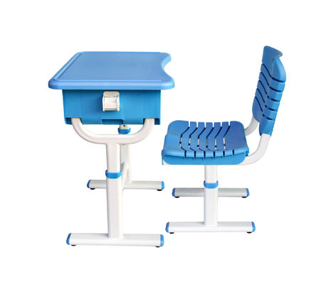Niños/Niños Conjunto de escritorio y silla de plástico para estudios escolares ISO9001 ISO14001 Certificado