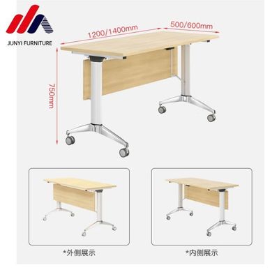 Escritorio móvil de diseño moderno para muebles de oficina plegables de estudio y estación de trabajo