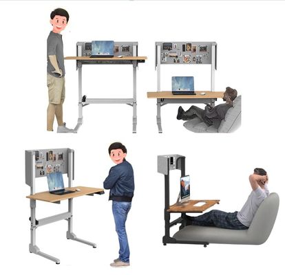 Muebles de oficina escritorio de elevación neumático para ajuste de altura en la cocina