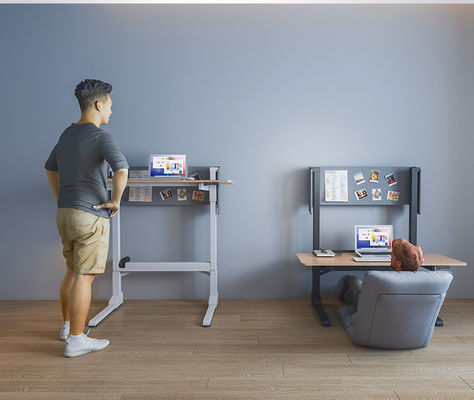 Escritorio de oficina en el hogar ajustable de altura con elevación eléctrica y velocidad de diseño moderna 38mm/s
