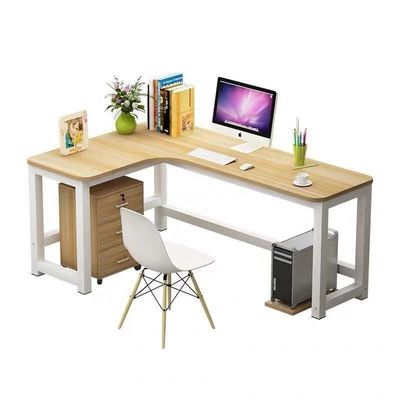 Mesa de oficina Mesa de estudio Mesa de escritorio Blanco con cajones Gabinete de escritura Mesa de trabajo portátil